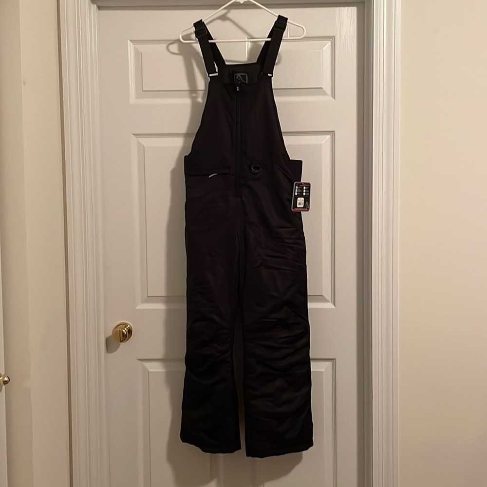 NWT black snow ski pants - boys L (14/16)